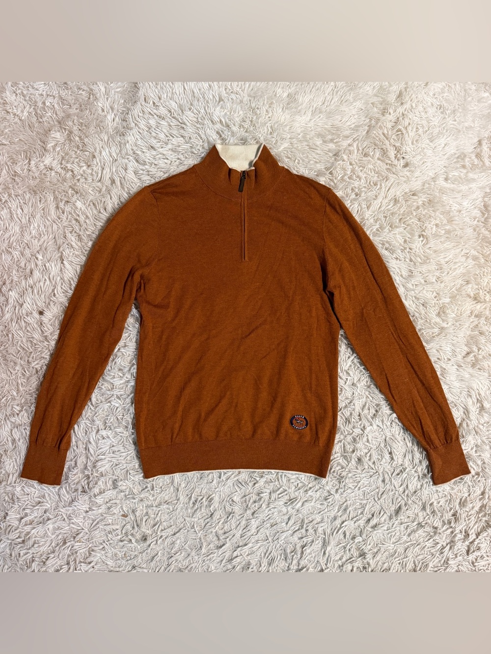 Women’s Large Brown Essex Classics Long Sleeve Horseback Riding Sweater. Good Co